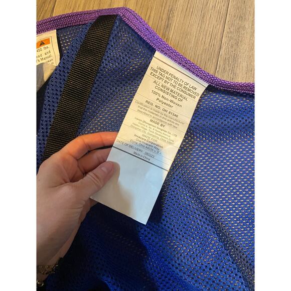 Invacare R114 Full Body Sling Commode Opening Patient Lift Medium Polyester 450 - Picture 5 of 6